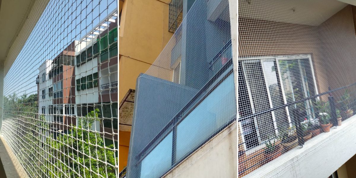 Balcony Safety Nets in Kothanur  Safety Nets for Balconies Nearby
